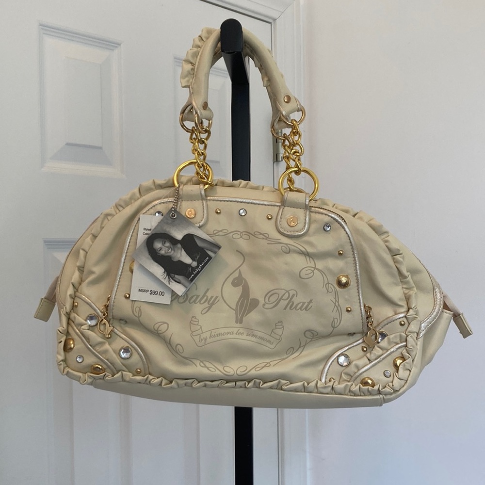 NWT Baby Phat Beige Purse